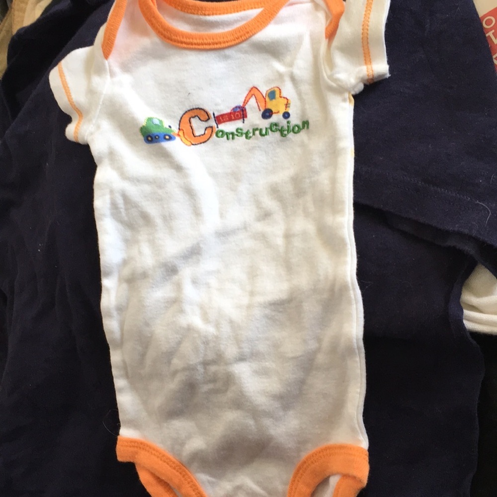 Child of mine construction one piece newborn